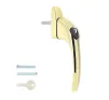 30mm Inline Espag Window handle Gold - 1