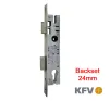 24mm Backset KFV Euro Profile Mortice Sashlock 92mm Centres - 245mm Faceplate - 1