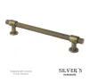 Knurled Cabinet Handle 160mm - Bronze - 2