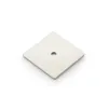 38 x 38mm Quantock Square Backplate - Polished Nickel - 1