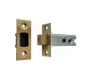 76mm Heavy Duty Tubular Deadbolt - PVD Brass - 1