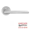 Montana Lever on Rose Door Handles - Karcher SSS - 1