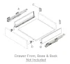 CEMUX H Box Drawer Sides, 84mm Height, 500mm Depth - 2