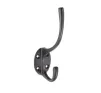 Carlisle Brass Victorian Hat & Coat Hook Matt Black - 1