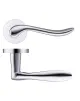 Lincoln Lever on Rose Door Handles Zoo Hardware - CP - 1
