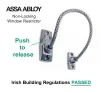ASSA ABLOY Chord restrictor Non-Locking - Black - 1