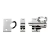 Fan Light Catch - Polished Chrome - 1