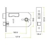 Horizontal SashLock 127mm (5") SSS - 2
