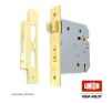 Union 3 Lever Sashlock 103mm (4") - Polished Brass - 1