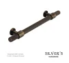 Harlington Premium Knurled Cabinet Handle 320mm - Antique Bronze - 1