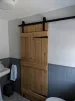 Henderson Rustic Barn Door Sliding Rail Set - 3
