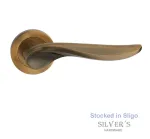 Achilles Bronze Lever on Rose Door Handles Fortessa