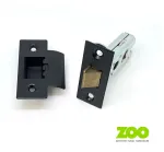 64mm Heavy Duty Tubular Mortice Latch (2 ½") Matt Black