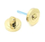 Fortessa PVD Brass Round Bathroom Turn & Release