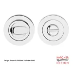 Bathroom Turn & Release to suit Karcher - Polished Stainless Steel