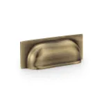 96mm Alexander and Wilks Quantock Cup Handle - Antique Brass