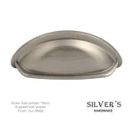 Oxford Cabinet Drawer Pull Gun Metal 76mm C/C