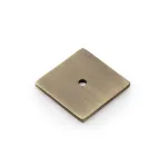 38 x 38mm Quantock Square Backplate - Antique Brass