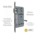 Vier **CASE ONLY** Din Bathroom PZ78 - 55mm Backset