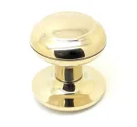 Round Centre Door Knob PVD Stainless Brass