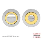 Bathroom Turn & Release to suit Karcher Handles - PVD/SSS