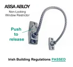 ASSA ABLOY Chord restrictor Non-Locking - Black