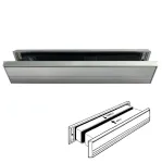 Slim Aluminium Letterplate 315 X 52mm Silver Aluminium