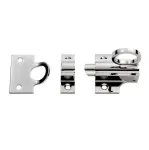 Fan Light Catch - Polished Chrome