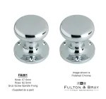 Mushroom Mortice Knobs - Fulton & Bray