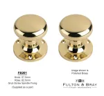 Mushroom Mortice Knobs - Fulton & Bray