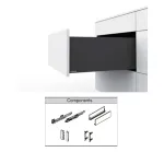 CEMUX H Box Drawer Sides, 199mm Height, 450mm Depth