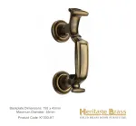 Heritage Brass Doctors Knocker Finish: Antique Brass