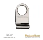 Heritage Brass Rim Cylinder Pull Cover Polished Nickel