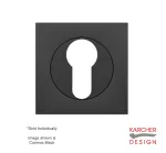Square Karcher Euro Profile Escutcheon Cosmos Black