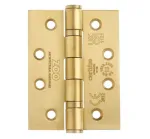 Grade 13 Ball Bearing Hinge PVD Satin Brass - 102mm x 76mm (4 x 3")