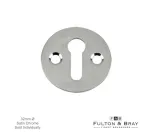 Plain Open Keyhole Escutcheon - SC