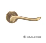 Serozzetta Verdun Lever on Round Rose - Antique Brass