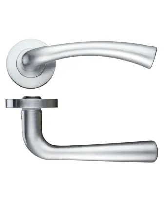 Florence Lever on Rose Door Handles Zoo Hardware - SC