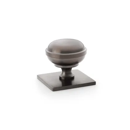 38 x 38mm Quantock Square Backplate - Dark Bronze PVD