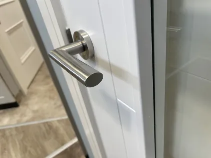 Verona Lever on Rose Door Handles - Karcher SSS