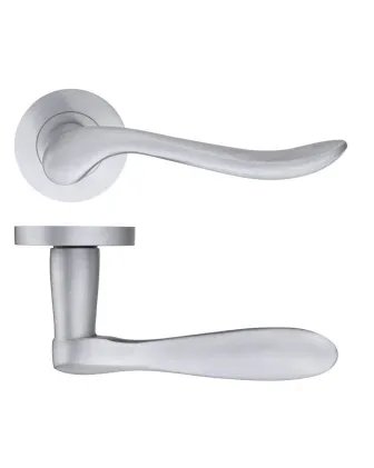 Lincoln Lever on Rose Door Handles Zoo Hardware - SC
