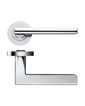 Venice Lever on Rose Door Handles Zoo Hardware - CP