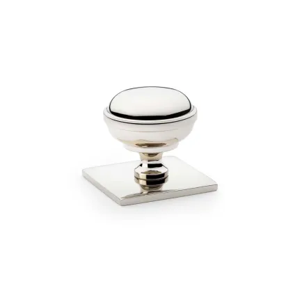 38 x 38mm Quantock Square Backplate - Polished Nickel