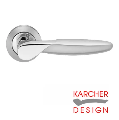 Orlando Lever on Rose Door Handles - Karcher SC/CP