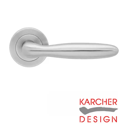 Corfu Lever on Rose Door Handles - Karcher SSS