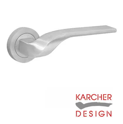 Las Vegas Lever on Rose Door Handles - Karcher SSS