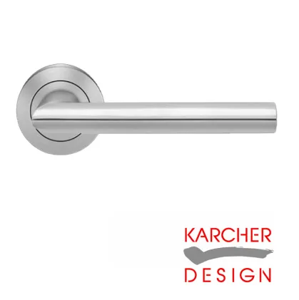 Verona Lever on Rose Door Handles - Karcher SSS
