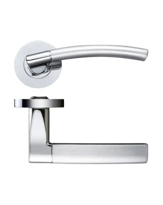 Amalfi Lever on Rose Door Handles Zoo Hardware - SCCP