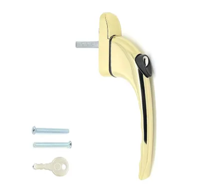 40mm Inline Espag Window handle Gold