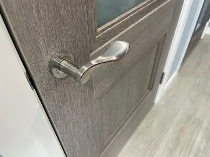 Stockholm Lever on Rose Door Handles - Karcher SSS/PSS